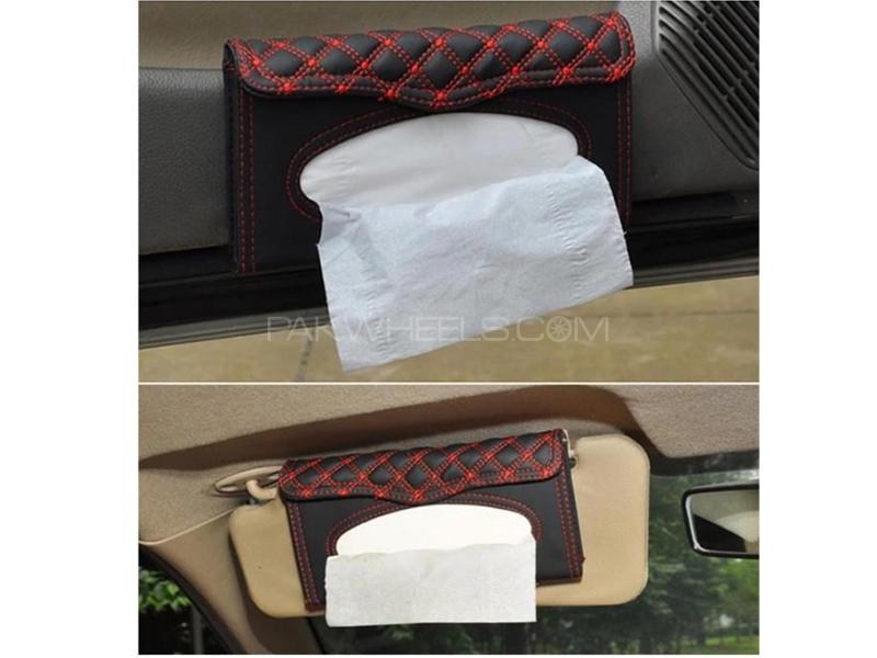 Universal SunVisor Tissue Box - Red Universal SunVisor Tissue Box - Red Image-2