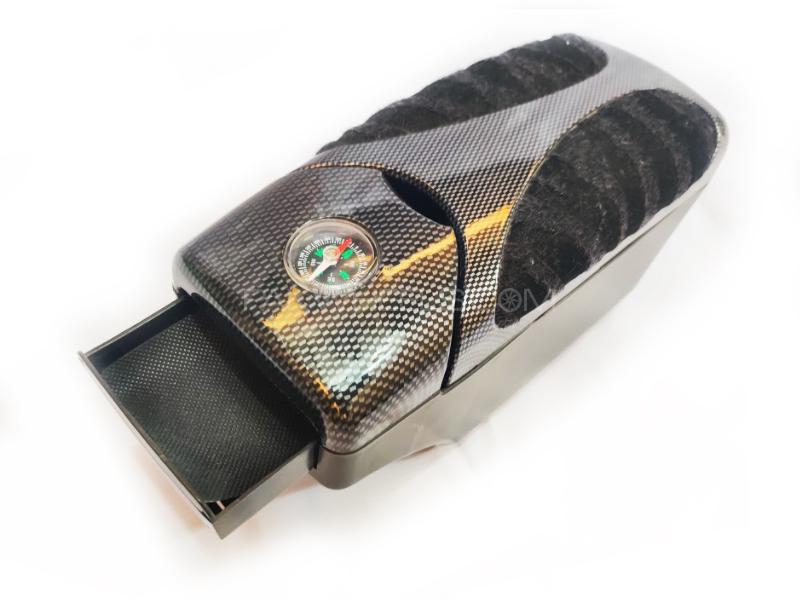 Car Universal Multi Box Arm Rest Carbon Fur D1 Car Universal Multi Box Arm Rest Carbon Fur D1 Image-2