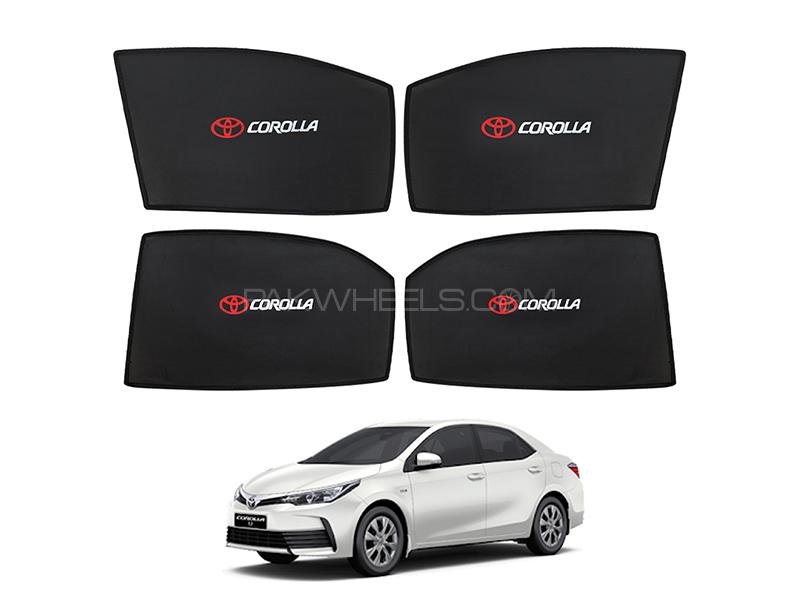 Toyota Corolla 2017-2020 High Quality Sun Shades With Logo  for sale in Karachi Image-1