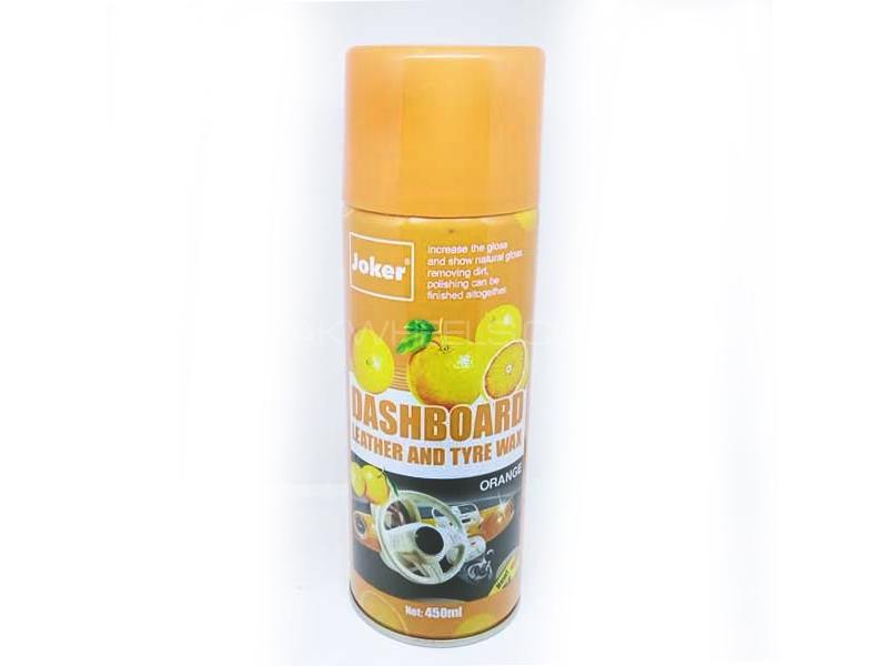 Joker Dashboard Leather And Tire Wax Spray Orange Image-1