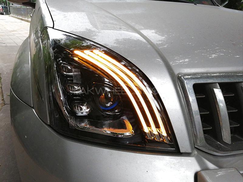 Toyota Prado Fj120 Front Full Led Headlights With Drl Toyota Prado Fj120 Front Full Led Headlights With Drl Image-2