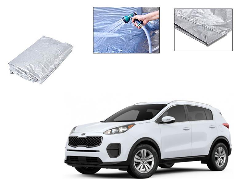 Kia Sportage 2019-2021 Silver Parachute Double Stitched Top Cover 