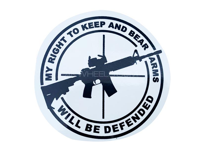 M416 Car Vinyl Sticker  - Black Image-1