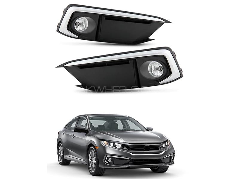 Honda Civic 2016-2021 Fog Lamps - Super Bright  Image-1