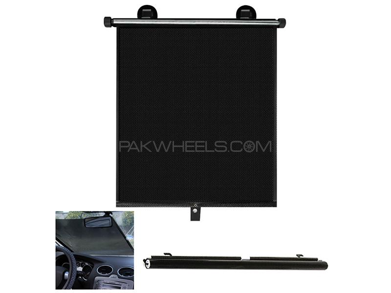 Universal Car Windshield Roller Sun Shade  Image-1