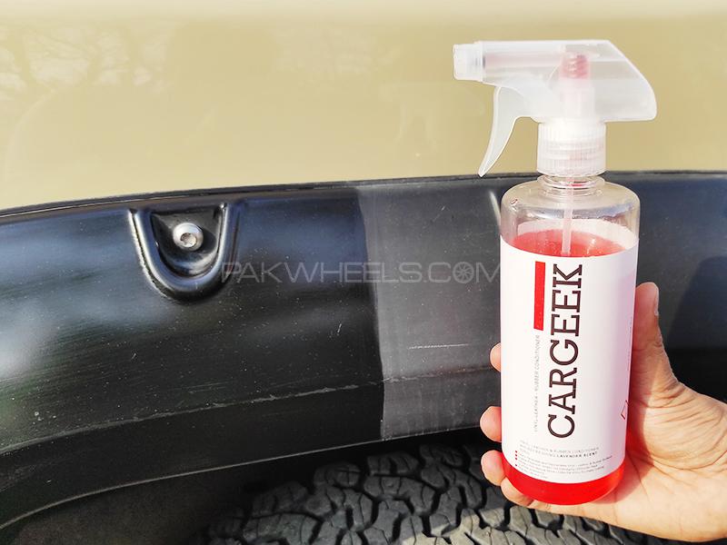 Car Geek Vinyl Leather Tyre Rubber & Plastic Conditioner 500ml Car Geek Vinyl Leather Tyre Rubber & Plastic Conditioner 500ml Image-3