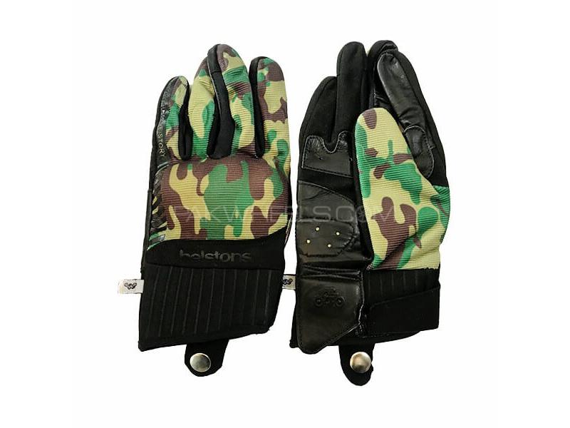 Bike Camouflage Gloves Green XXL Image-1