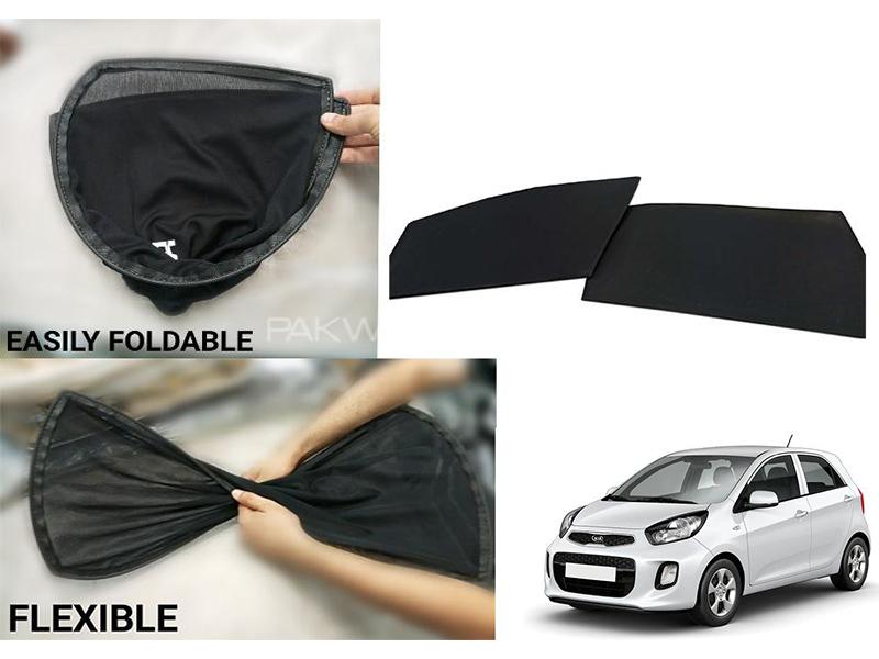 Kia Picanto 2019-2021 Foldable & Flexible Sun Shades  Image-1