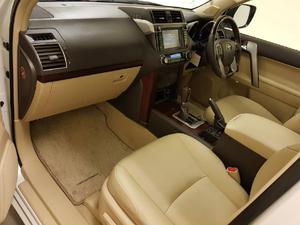 Toyota Prado TXL 2.7L
Model 2016
Un Registered
Clearence May 2021
Pearl White
Beige Room
Sunroof 
Leather Electric Seats
7 seater
Original TV
3 Cameras
Wooden/Multi Function Stearing
Cruise Control
Ambient Lighting
Body Kit
Roof Rails
LED Head Lights
Wooden Trims

Location: 

Prime Motors
Allama Iqbal Road, 
Block 2, P..E.C.H.S,
Karachi