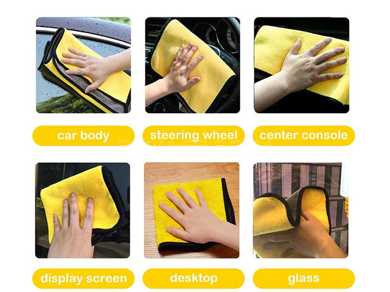 Micro Fiber Cloth Yellow - Pack Of 5 Micro Fiber Cloth Yellow - Pack Of 5 Image-4