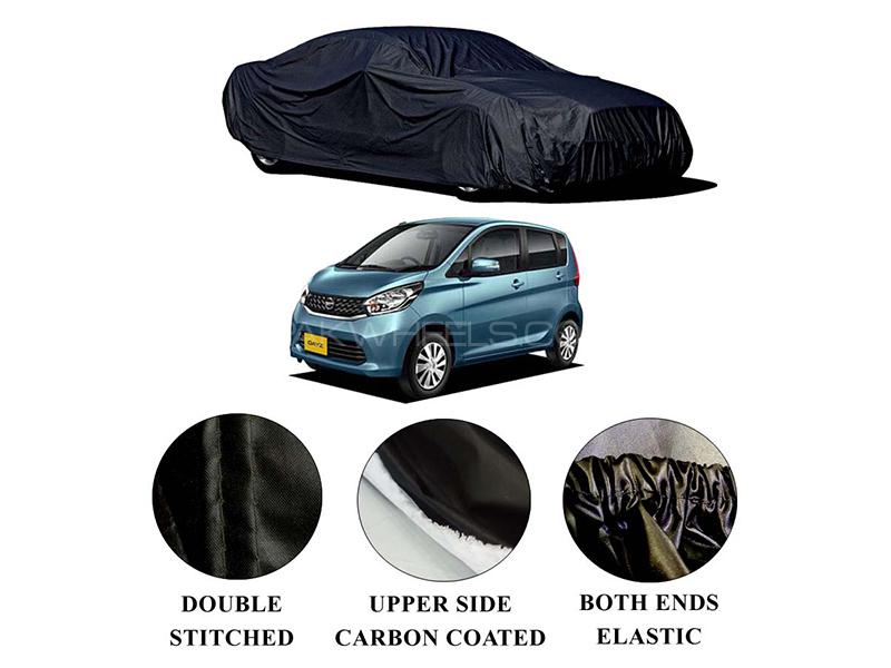 Nissan Dayz Polymer Carbon Coated Car Top Cover for sale in Karachi Image-1