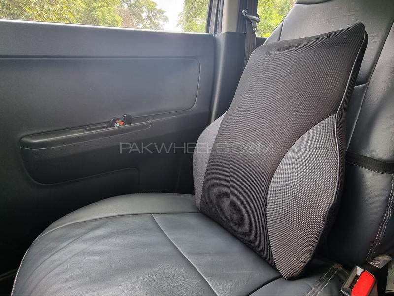 Car Seat Back Rest Long Cushion Black Set 2 pcs for sale in Lahore Image-1