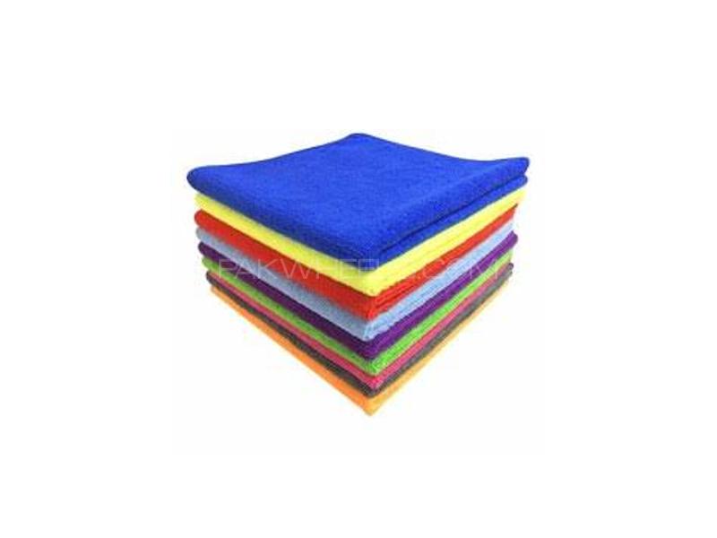Pack Of 10 Large Microfiber Towel Bundle 380Gsm Image-1