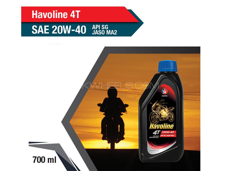 HAVOLINE 4T Motor Cycle Oil SAE 20W-40 (700 ML) Image-1