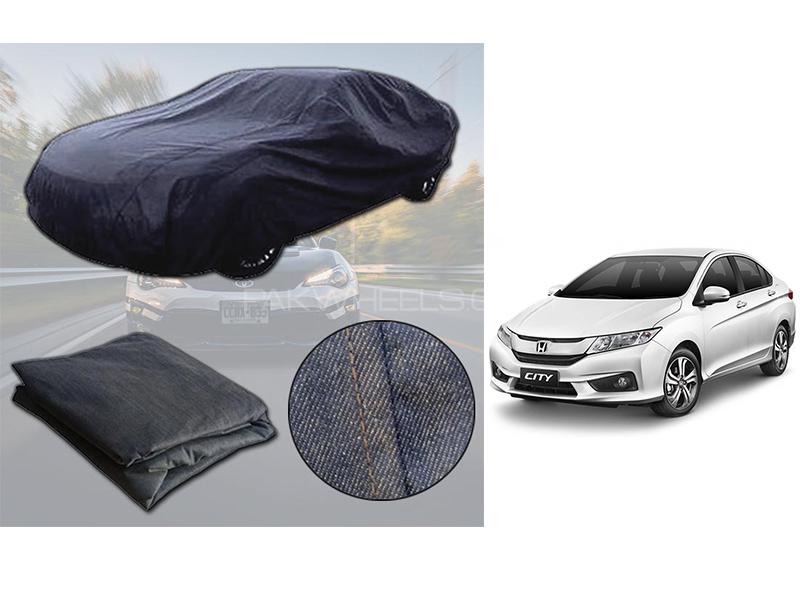 Honda City 2009-2021 Denim Double Stitched Top Cover  Image-1