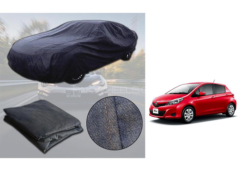 Toyota Vitz 2011-2015 Denim Double Stitched Top Cover  for sale in Karachi Image-1