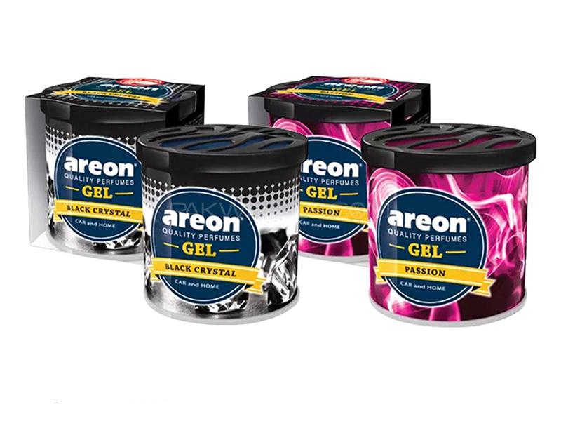 Areon Gel Air Freshener Passion & Black Crystal - Pack of 2