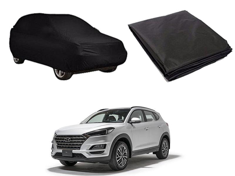 Hyundai Tucson 2020-2021 PVC Water Proof Top Cover - Black  Image-1