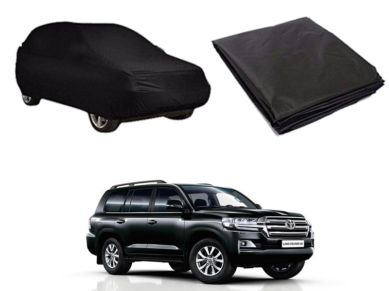 Land Cruiser V8 PVC Water Proof Top Cover - Black  Image-1