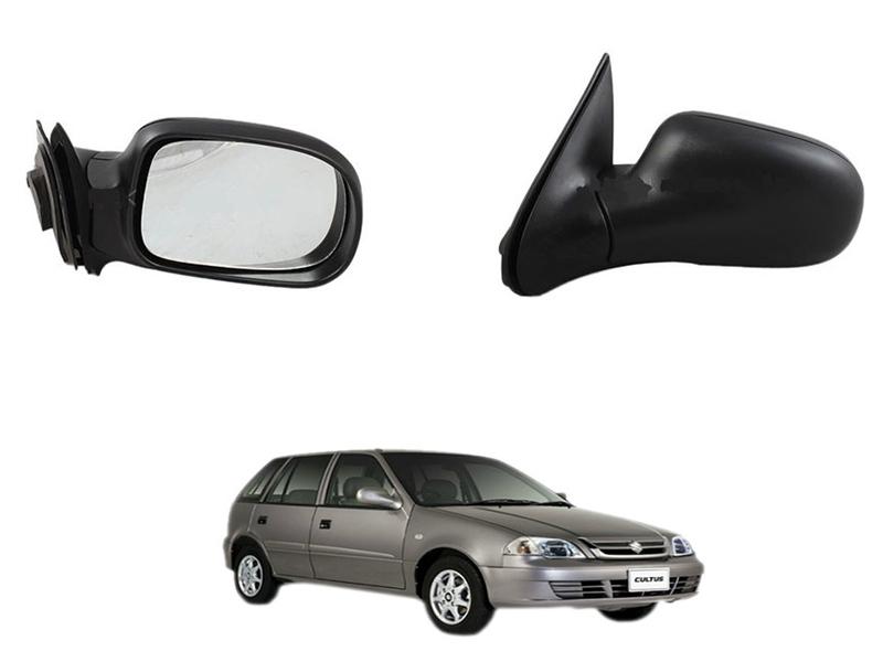 Suzuki Cultus 2000-2016 Side Mirrors - Black  Image-1