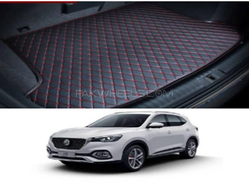 MG HS 2020-2021 7D Trunk Mat - Red Stitching  Image-1