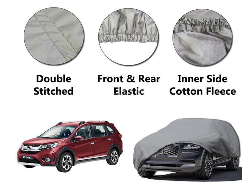 Honda BR-V 2017-2022 PVC Cotton Double Stitched Car Top Cover  Image-1