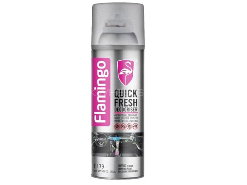 Flamingo Quick Fresh Deodorizer - 220ml | Antibacterial | Eradicate Odors Image-1