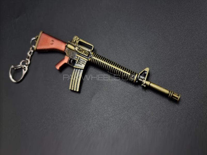 Metal Gun Key Chain PUBG Car Hanging D8 Image-1