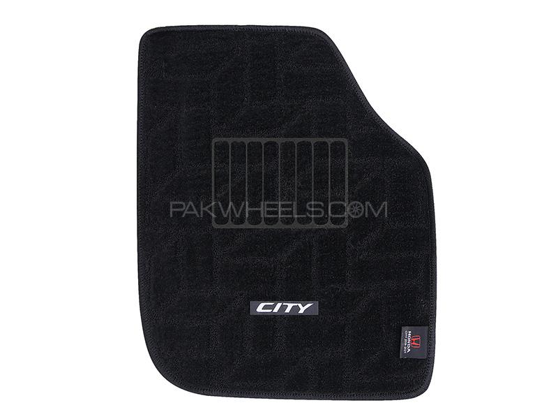 Honda City 2009-2020 Carpet Premium Series Black Car Floor Mats D2 (P103) Honda City 2009-2020 Carpet Premium Series Black Car Floor Mats D2 (P103) Image-2