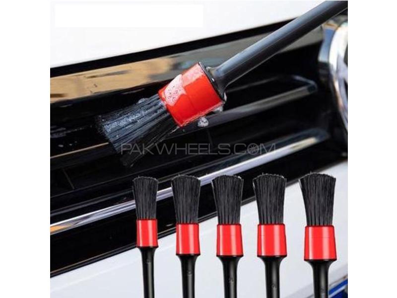 Car Detailing Brush Set, 5 Pack Nylon Auto Detailing Brushes