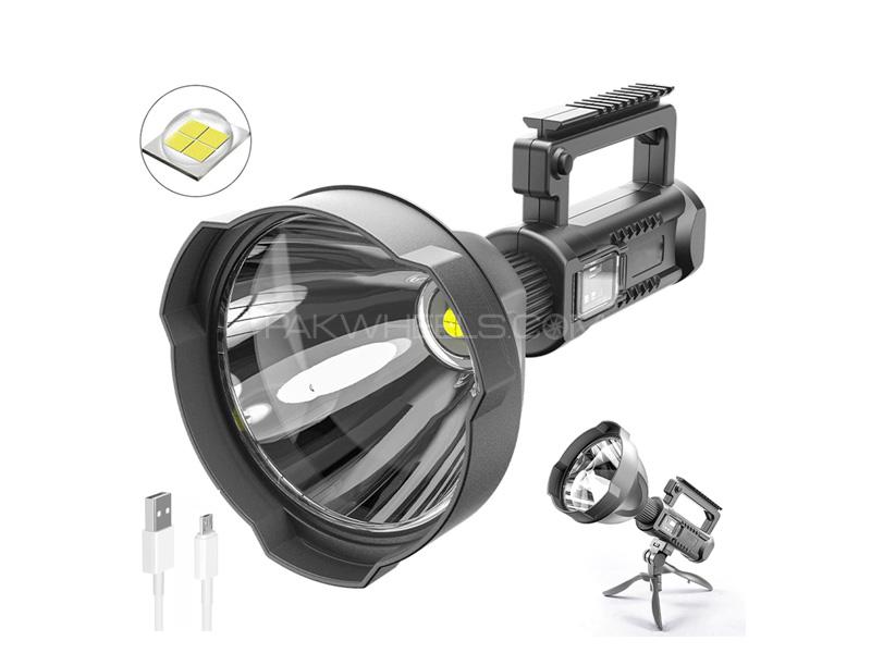 Portable Rechargeable Bright Hunting Flash Light With Power Bank Image-1