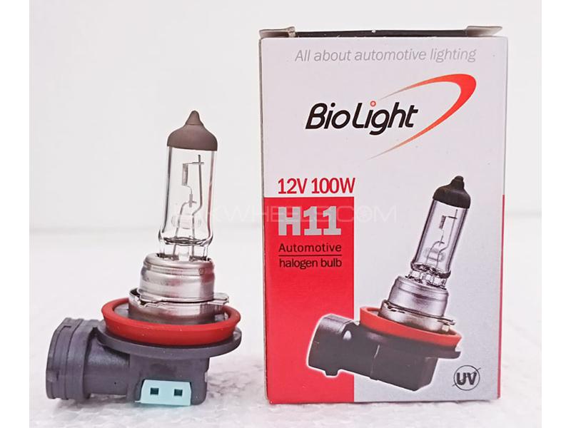 BioLight 12/100w H11 Clear Bulb 1pc Image-1