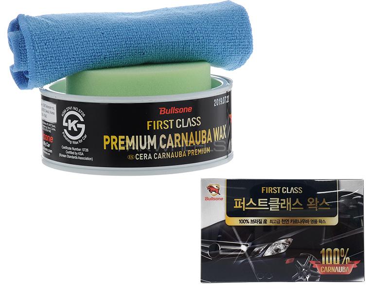 Bullsone First Class Premium Carnauba Wax With Microfiber Towel  - 260g Image-1