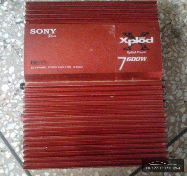 Sony xplod 2 channel amplifier for sale Image-1