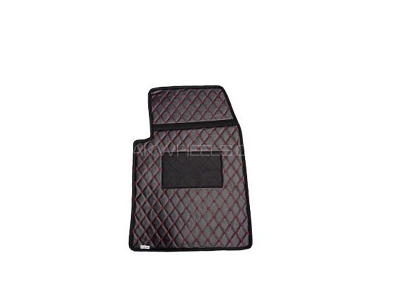 Toyota Vigo Diamond Cut Floor Mats 2005-2016 Black Red Toyota Vigo Diamond Cut Floor Mats 2005-2016 Black Red Image-2
