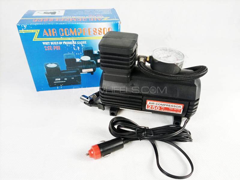 Portable Small Air Compressor With Gauge 12v 250psi Image-1