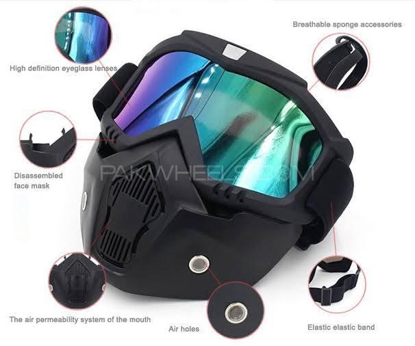 Sports Goggles With Removable Mask Image-1