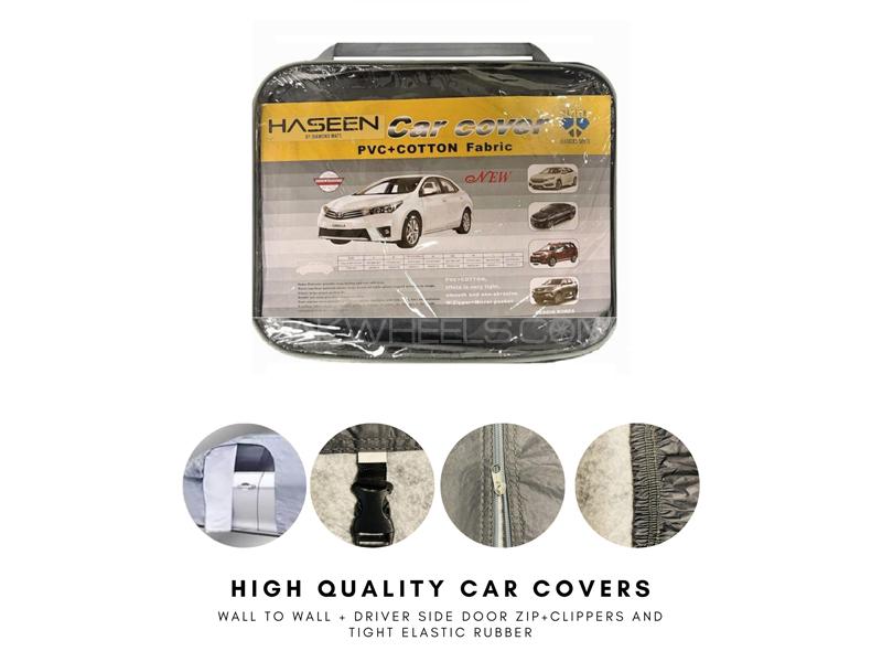 Honda BRV Double Coat PVC Cotton Top Cover Image-1