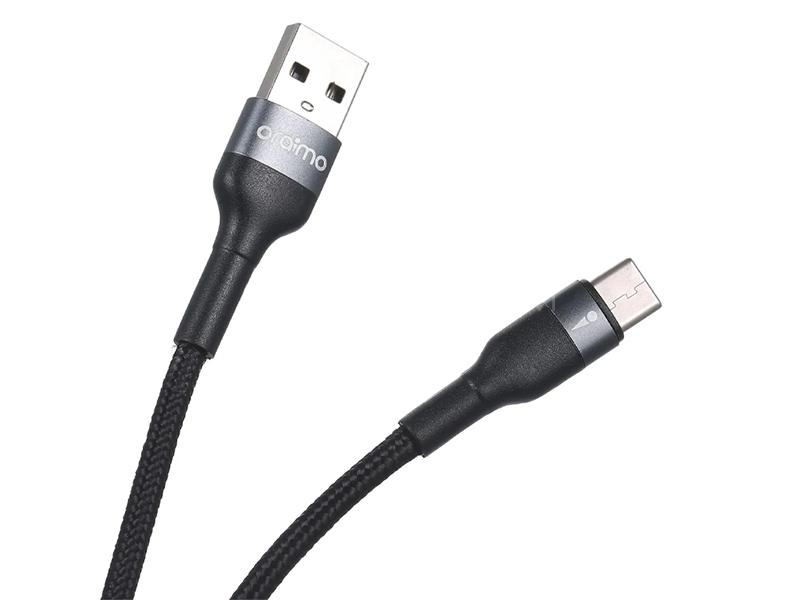 Oraimo Braid 2 Type C Charging Cable - Black - OCD-C71 Image-1