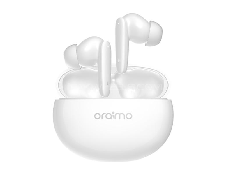 Oraimo Riff Truly Wireless Earbuds - White - OED-E02D  Image-1