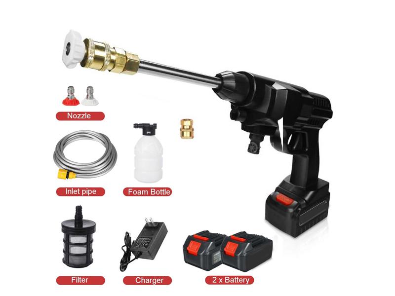 Cordless Pressure Washer With Dual Battery Pack Rechargeable Pressure Washer Image-1