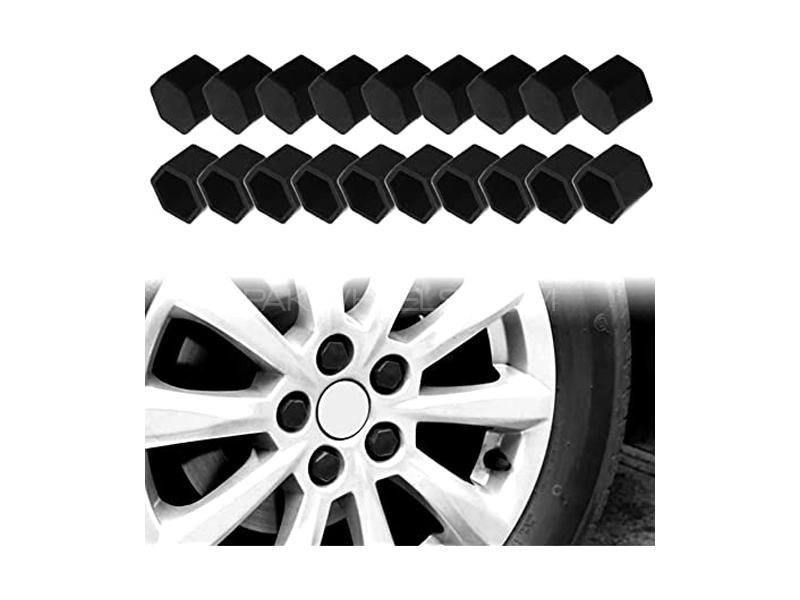 Car Lug Nut Silicone Covers Black 17 Inch Lug Nut Protector Covers  in Lahore