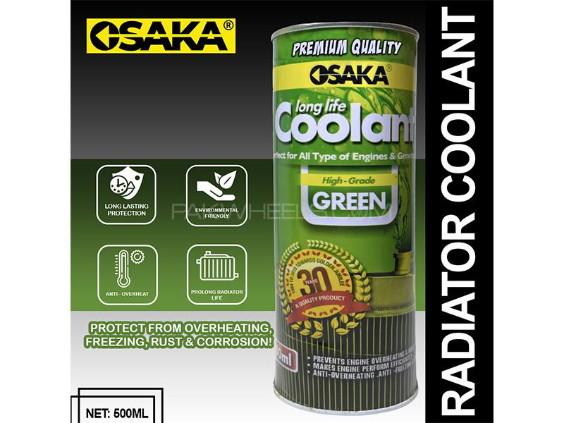 Osaka Long Life Antifreeze Coolant 500ml - Green  Image-1