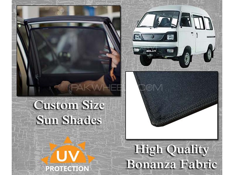 Suzuki Bolan 1988-2022 Sun Shades | Bonanza Fabric | Thick Rods | Original Size