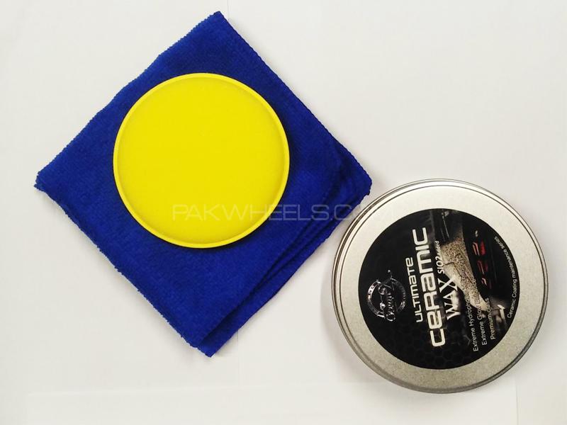 Ocean X Car Ceramic Wax Si02 White Light Color Wax With Towel  Image-1
