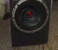 Kenwood woofer with amplifier great bass Image-1