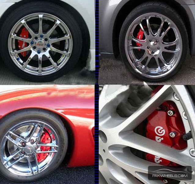 3D Red Brembo Style Universal Disc Brake Cali For Sale Image-1