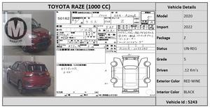 Used Toyota Raize Z 2020