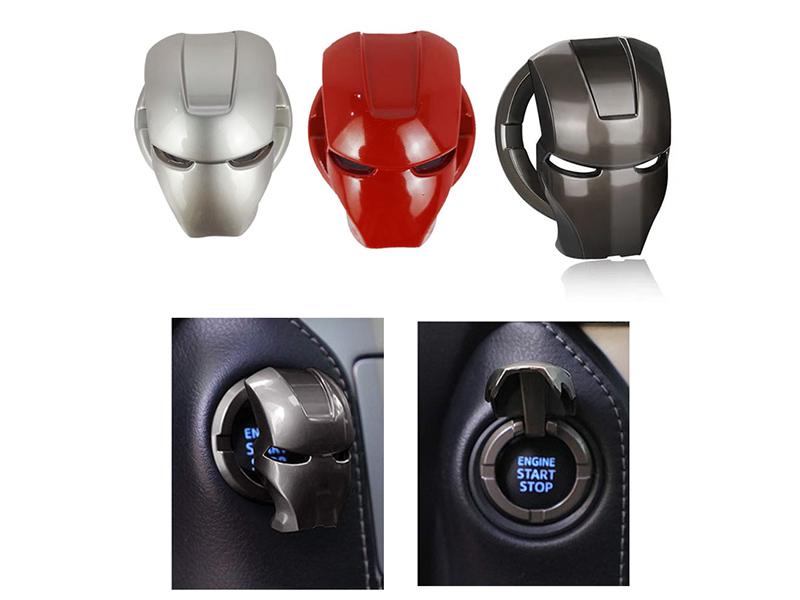 Iron Man Engine Start And Stop Push Button - Multi Color Image-1