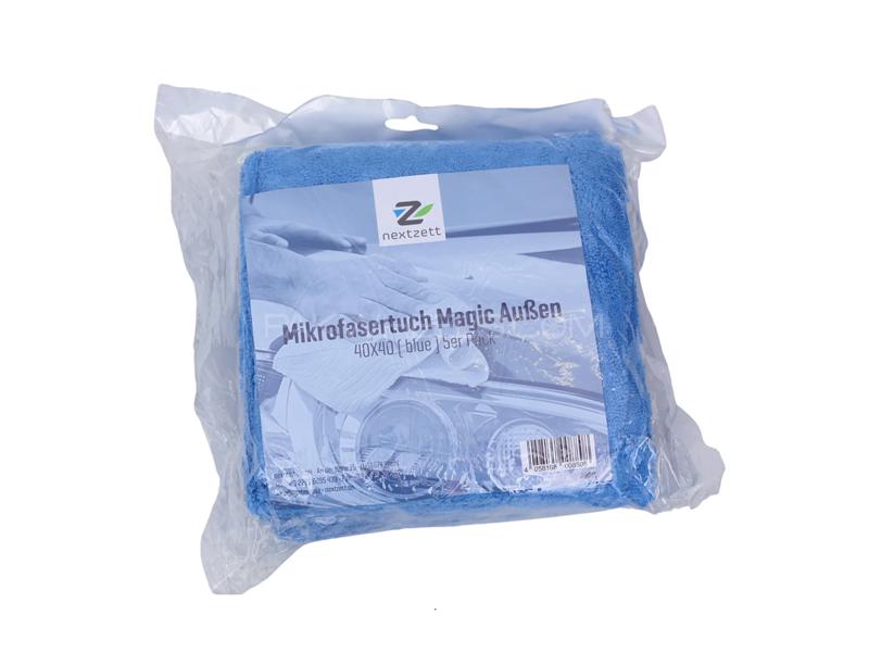Nextzett Microfiber Cloth Magic Blue 5pcs Pack Image-1
